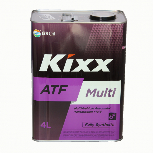 Масло трансмиссионное акпп KIXX 4л. Universal Multi Full Synthetic