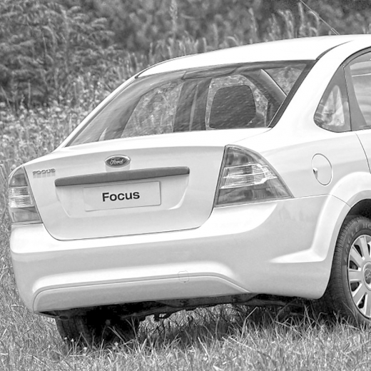 Бампер задний Ford Focus II '08-'11 (Китай) Sedan