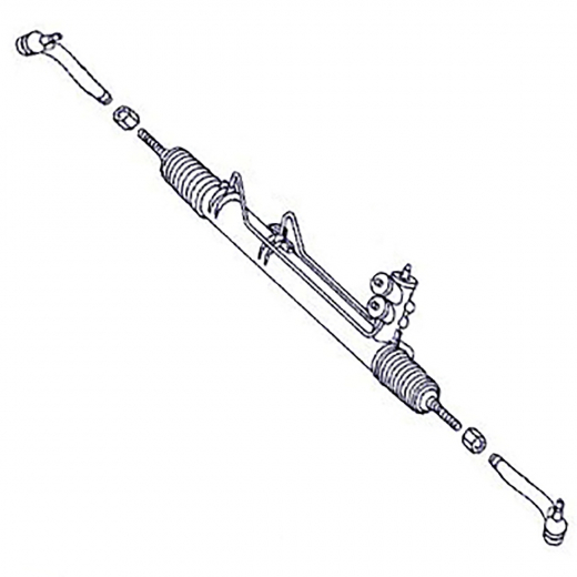 Рейка рулевая Mercedes-Benz ML '98-'05 контрактная правый руль 4WD