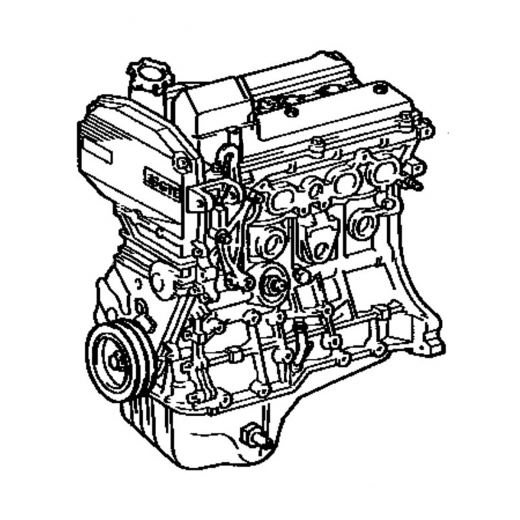 Двигатель контрактный Toyota 2,0L 3S-GTE '86-'89, 4WD