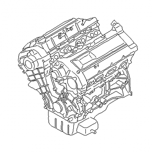 Двигатель контрактный Nissan 4,1L VH41DE