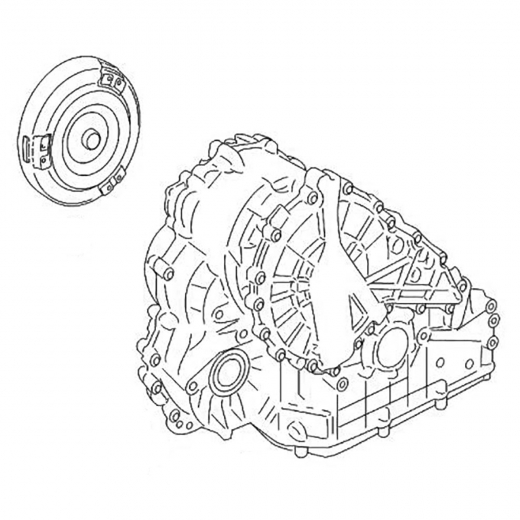 Вариатор (CVT) 722.801 WFC280 для Mercedes-Benz A '04-'12 с ДВС (266.940) контрактная (2WD)