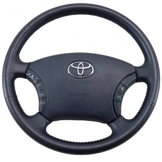 Руль Toyota Camry '04-'06/ Estima '03-'06/ Ipsum '03-'09/ Noah '04-'07/ Voxy '04-'07 Airbag (4 луча/ кнопки) Контрактный 