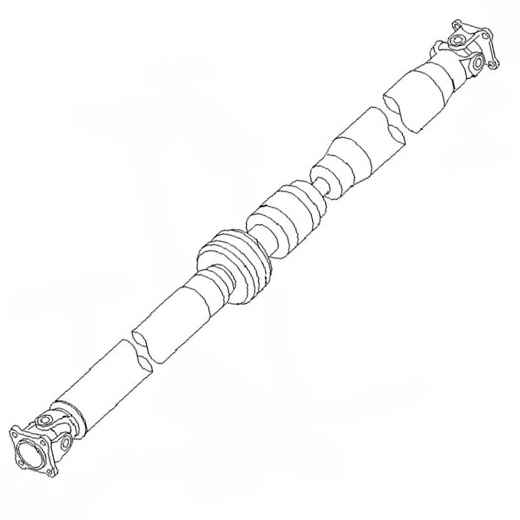 Карданный вал Nissan Primera '01-'06 (QR20DE) задний контрактный