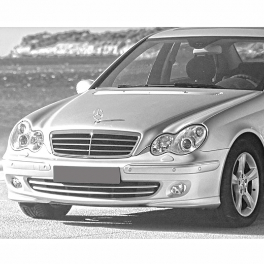 Капот Mercedes-Benz C (W203/S203) '00-'07 контрактный с решеткой
