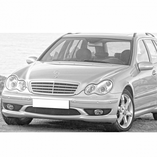 Капот Mercedes-Benz C (W203/S203) '00-'07 контрактный с решеткой