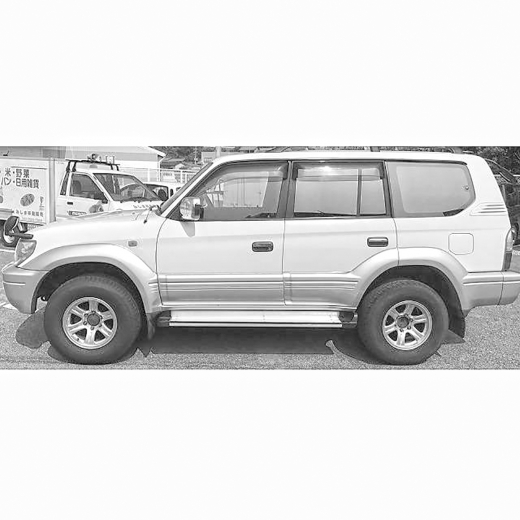Стекло боковое в кузов Toyota Land Cruiser Prado (5Door) '96-'02 заднее левое контрактное