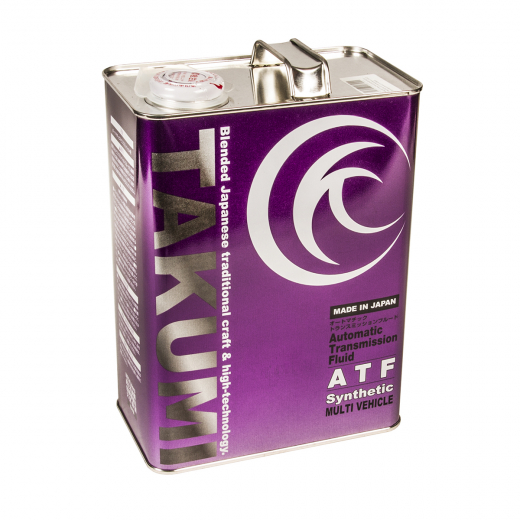 Масло трансмиссионное акпп TAKUMI 4л. ATF-MV Synthetic (HIVI) (универсальное)