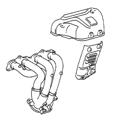 Коллектор выпускной Toyota MR2/ Celica '97-'99 (3S-GE) Контрактный