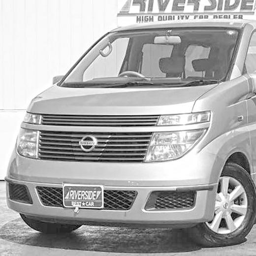 Решетка радиатора Nissan Elgrand '02-'04 контрактная