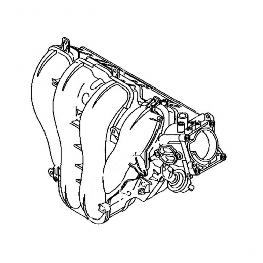 Коллектор впускной Mazda 3/ Axela '03-'09/ Premacy '05-'10 (LF-DE) Контрактный