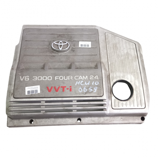 Крышка двигателя декоративная Lexus RX/ Toyota Harrier '97-'03/ Windom '98-'01/ Pronard '00-'03/ Qualis '99-'02/ Kluger/ Highlander '00-'03/ Estima '99-'06/ Alphard '02-'08/ Avalon '99-'04 (1MZ-FE VVT-i) контрактная