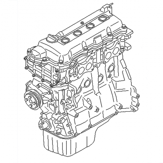 Двигатель контрактный Nissan 1,6L GA16DE VTC '97-'00