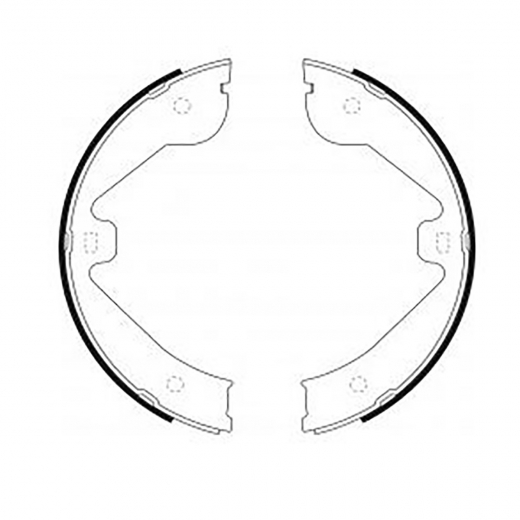 Колодки тормозные задние контрактные FN-0638 дисковые на ручник