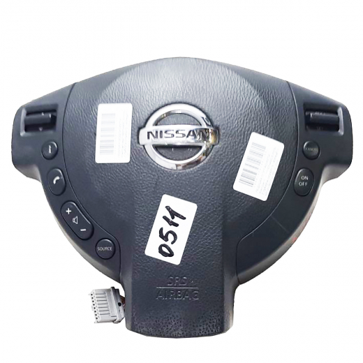 Подушка безопасности в руль Nissan Qashqai '06-'13 Контрактный 98510BR27E