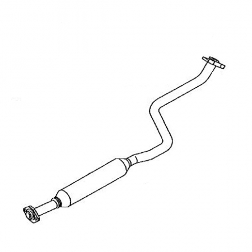 Резонатор/ средняя труба глушителя Mazda Familia '98-'04 (ZL-DE, ZL-VE) 2WD  Контрактный