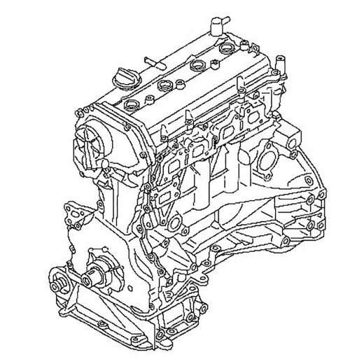 Двигатель контрактный Nissan 2,5L QR25DE 4WD