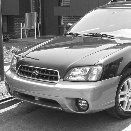 Капот Subaru Legacy '97-'01 контрактный с решеткой