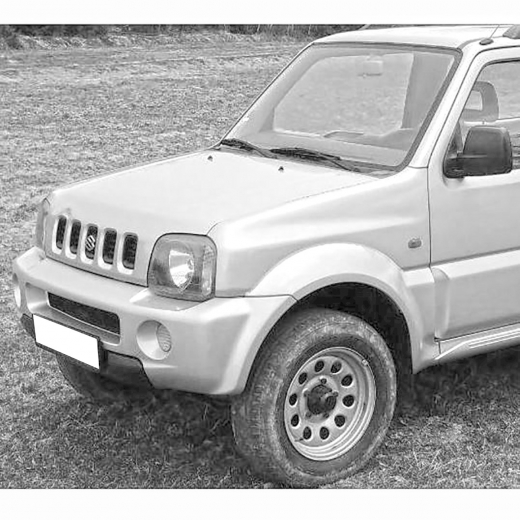 Капот Suzuki Jimny Wide '98-'02/ Jimny Sierra '02-'12 контрактный с решеткой