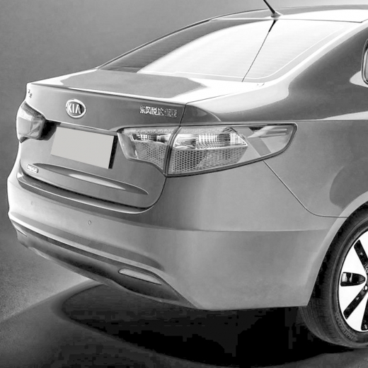 Бампер задний Kia Rio '11-'15 нижняя часть (Китай) Sedan