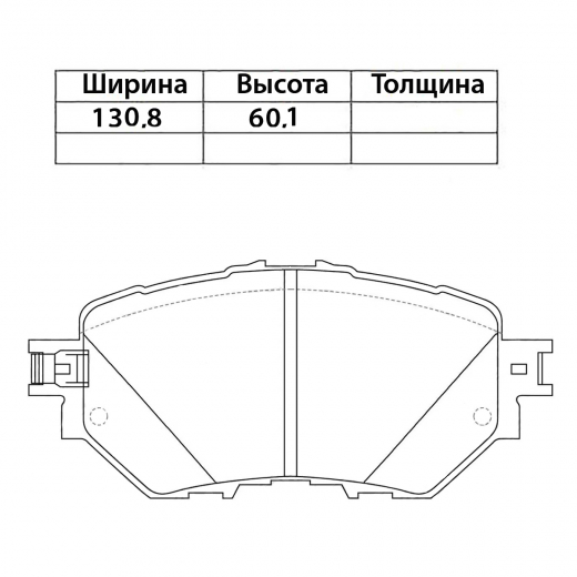 Колодки тормозные передние NIBK PN5815 дисковые