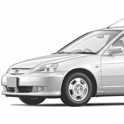 Крыло переднее Honda Civic Ferio Sedan/ Coupe '00-'03 левое под повторитель NO BRAND (Китай)