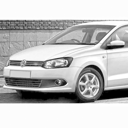 Крыло переднее Volkswagen Polo Sedan '09-'18 левое под повторитель (Китай)