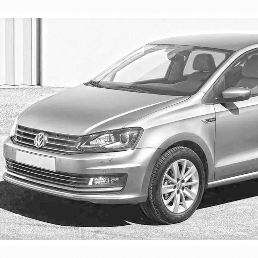 Крыло переднее Volkswagen Polo Sedan '09-'18 левое под повторитель (Китай)