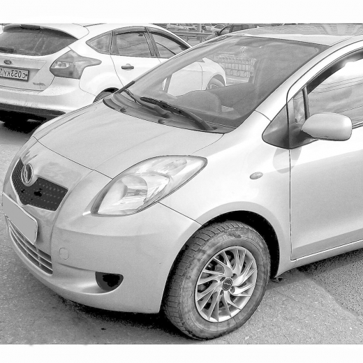 Крыло переднее Toyota Vitz/ Yaris HB '05-'08 левое под повторитель (Китай)
