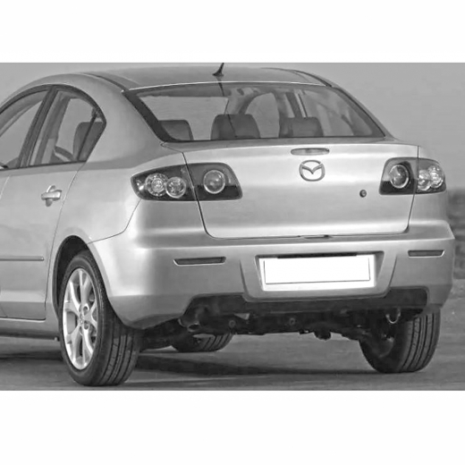 Бампер задний Mazda 3/ Axela '06-'09 (Тайвань) Sedan