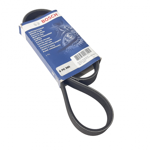 Ремень приводной поликлиновый (6x986мм.) Bosch 6PK986