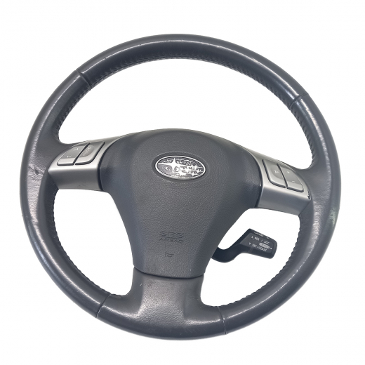 Руль Subaru Tribeca '04-'14 Airbag (3 луча, кожа, кнопки, круиз) Контрактный