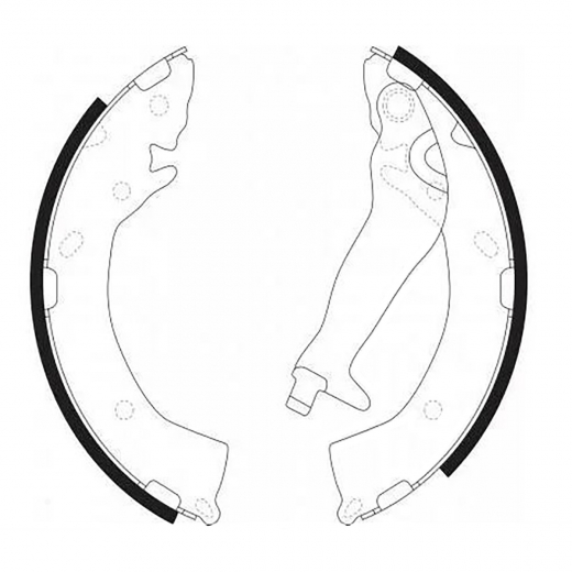 Колодки тормозные задние Just Drive JBS0054 барабанные