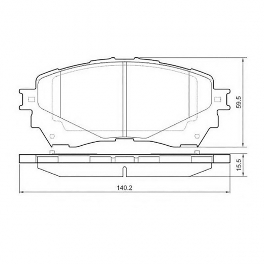 Колодки тормозные передние контрактные PN25002 дисковые