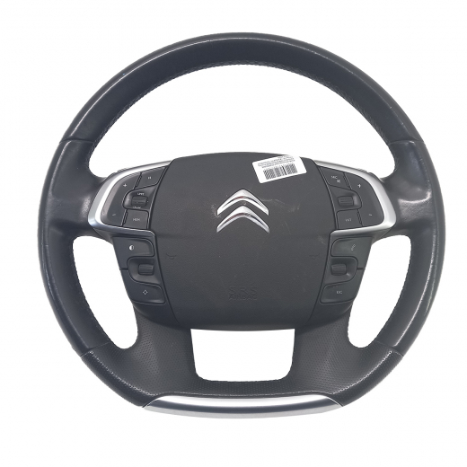 Руль Citroen C4 '10-'16 Airbag (кожа, кнопки) Контрактный