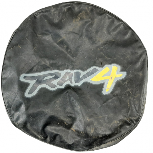 Чехол (колпак) на запаску Toyota Rav4 '94-'00 кожаный Контрактный