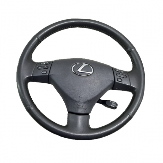 Руль Lexus RX '03-'08 Airbag (3 луча, кожа, кнопки) Контрактный