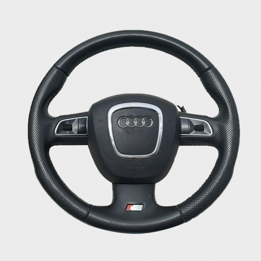 Руль Audi A4 '07-'11/ A5 '07-'11/ A4 Allroad '07-'11 Airbag с пиропатроном  Контрактный