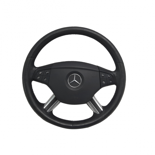 Руль Mercedes-Benz ML '05-'11/ GL '06-'12 Airbag с пиропатроном (4 луча, кнопки) Контрактный