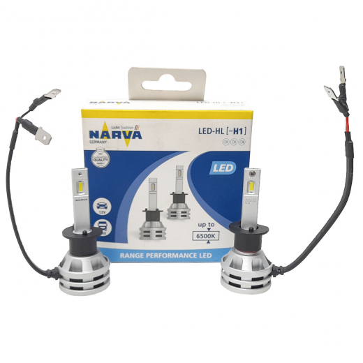 Лампа диод белый H1 18057 6500K 19W Range Performance LED, встр. CANbus (комплект 2 шт.) NARVA