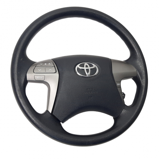 Руль Toyota Highlander '07-'14 Airbag (кнопки аудио, круиз, 4 луча) Контрактный