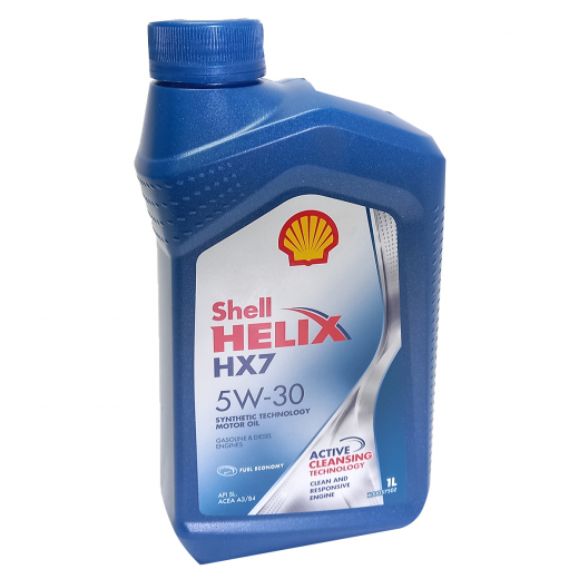 Масло моторное синтетическое 5W30 Shell Helix HX7 1л.