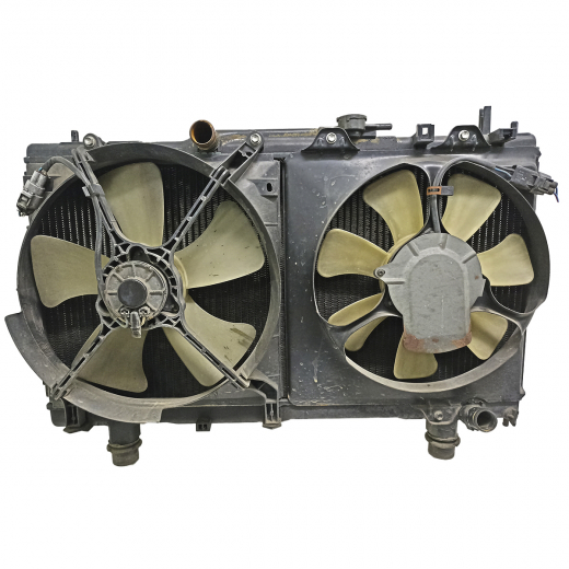 Радиатор охлаждения Toyota Caldina/ Carina / Corona Premio '96-'01 (3S-FE) MT контрактный в сборе