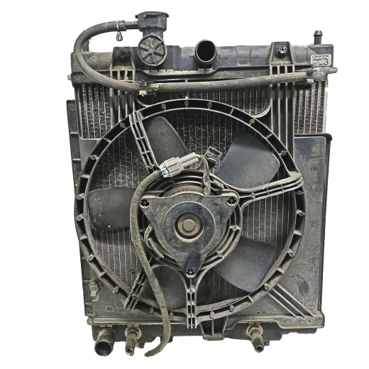 Радиатор охлаждения Nissan March '92-'02 (CG13DE, CG10DE, CGA3DE) CVT контрактный в сборе