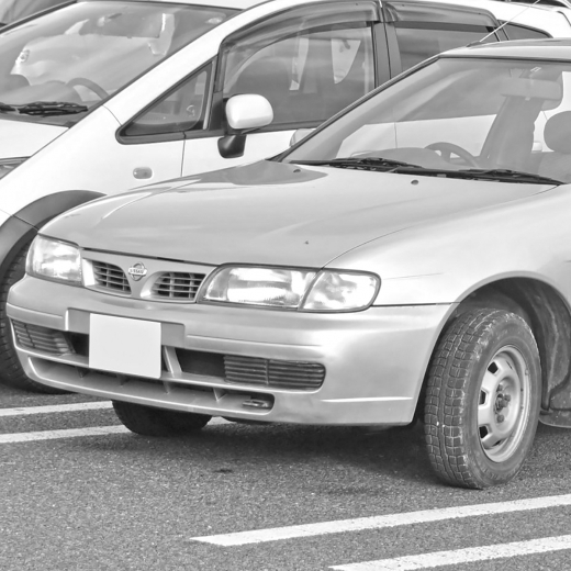 Решетка радиатора Nissan Pulsar/ Almera '95-'97 контрактная 