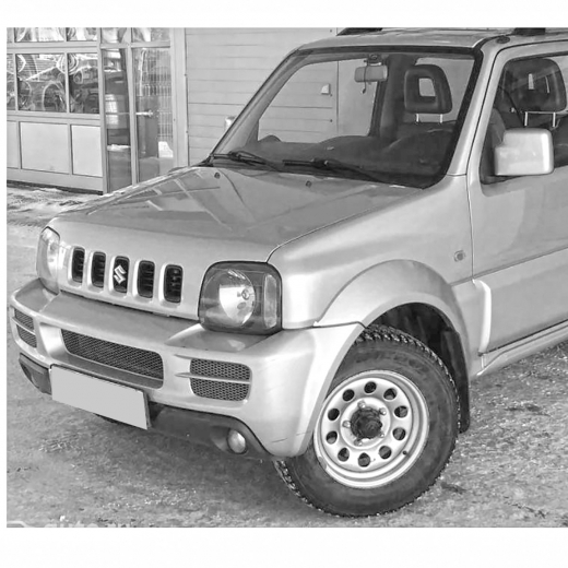 Крыло переднее Suzuki Jimny Wide '98-'02/ Jimny Sierra '02-'18 левое уширитель контрактное