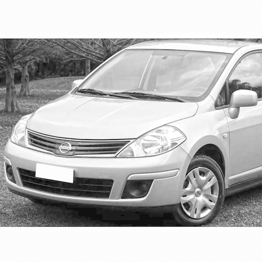 Крыло переднее Nissan Tiida/ Latio '04-'12 левое под повторитель контрактное