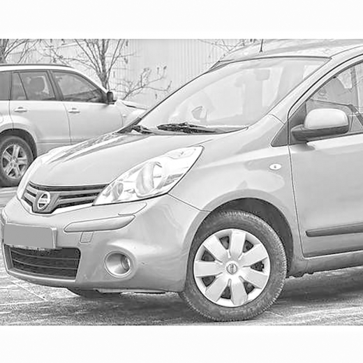 Крыло переднее Nissan Note '05-'12 левое под повторитель контрактное