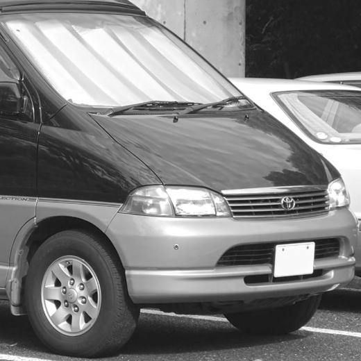 Бампер передний Toyota Granvia / Grand Hiace '95-'99 (26-74) контрактный