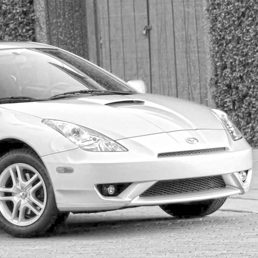 Бампер передний Toyota Celica '02-'05 (20-418) под катафот контрактный